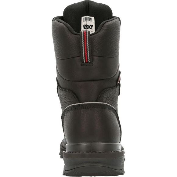 Rocky Mens Rams Horn Lace To Toe Waterproof Black Boots (NWT) - Picture 4 of 5